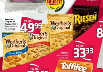 Fleggaard Werther's Original el. Riesen tilbud