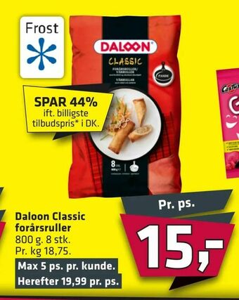 Fleggaard Daloon Classic forårsruller tilbud