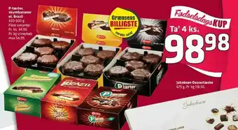 Fleggaard P-tærter, skumbananer el. Brazil tilbud