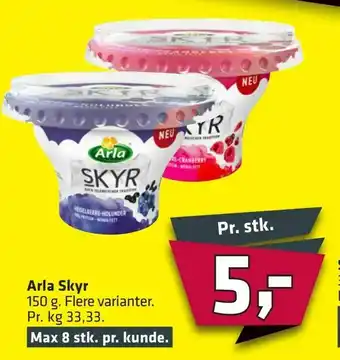 Fleggaard Arla Skyr tilbud