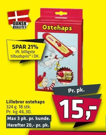 Fleggaard Lillebror ostehaps tilbud
