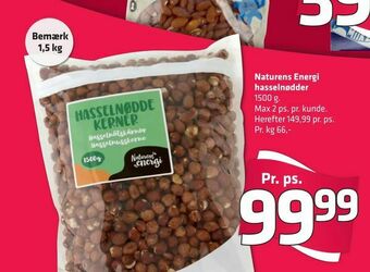 Fleggaard Naturens Energi hasselnødder tilbud