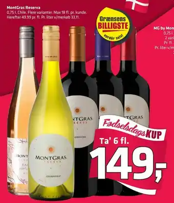 Fleggaard MontGras Reserva tilbud