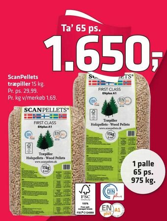 Fleggaard ScanPellets træpiller tilbud