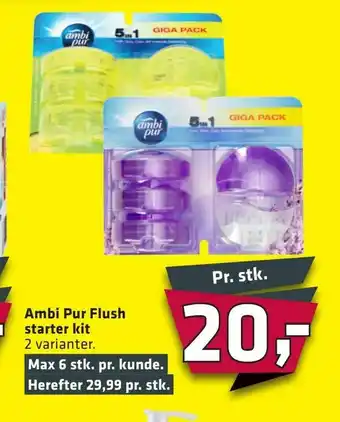 Fleggaard Ambi Pur Flush starter kit tilbud