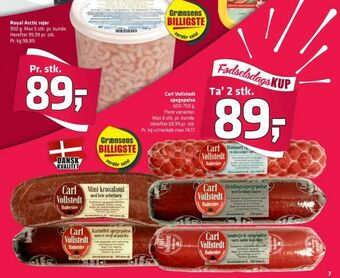 Fleggaard Carl Vollstedt spegepølse tilbud