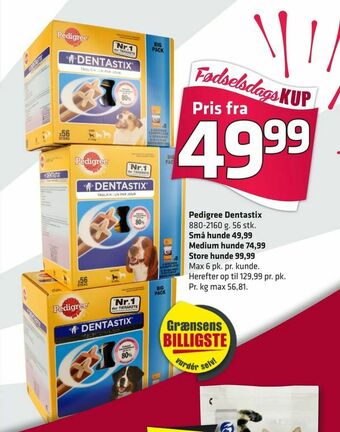 Fleggaard Pedigree Dentastix tilbud