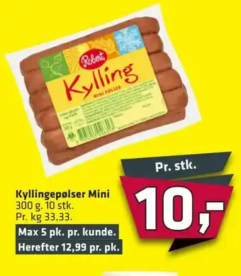 Fleggaard Kyllingepølser Mini tilbud
