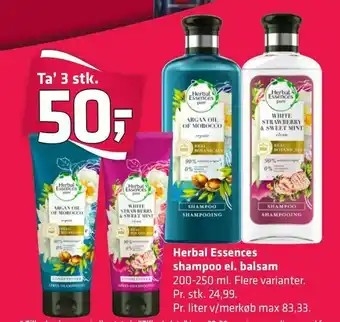 Herbal Essences shampoo el. balsam
