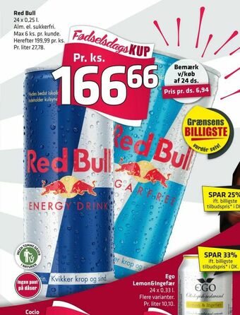 Fleggaard Red Bull tilbud