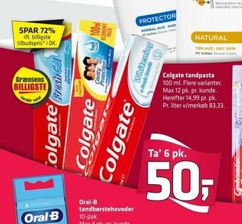 Fleggaard Colgate tandpasta tilbud