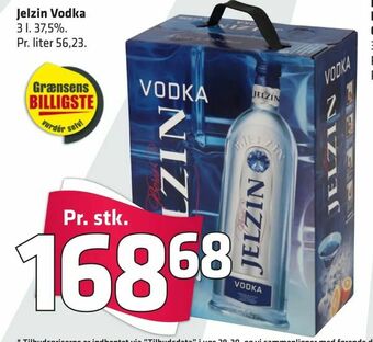 Fleggaard Jelzin Vodka tilbud