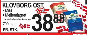 ABC Lavpris Klovborg ost tilbud