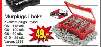 Murplugs i boks
