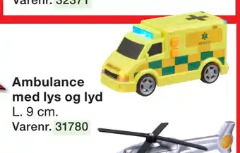 Harald Nyborg Ambulance med lys og lyd tilbud