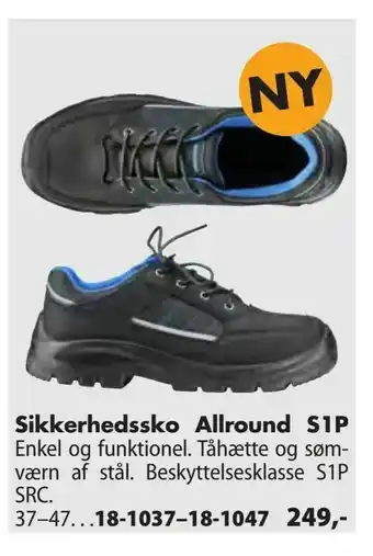 Biltema Sikkerhedssko Allround S1P tilbud