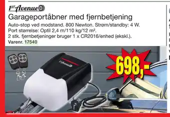 Harald Nyborg Garageportåbner med fjernbetjening tilbud