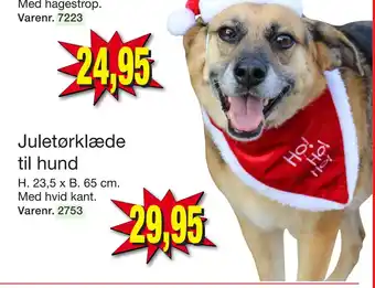 Harald Nyborg Juletørklæde til hund tilbud