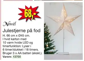 Harald Nyborg Julestjerne på fod tilbud