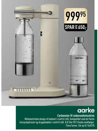 Imerco Carbonator iii sodavandsmaskine tilbud
