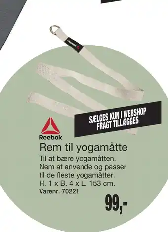 Harald Nyborg Rem til yogamåtte tilbud