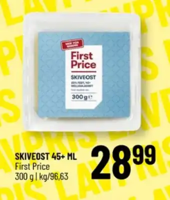 Løvbjerg First price skiveost mellemlagret tilbud