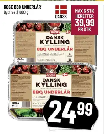 Løvbjerg Rose kyllingeunderlår tilbud