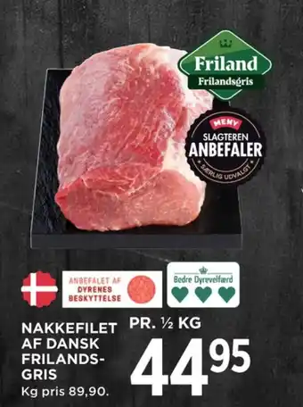MENY Friland frilandsgris nakkefilet tilbud