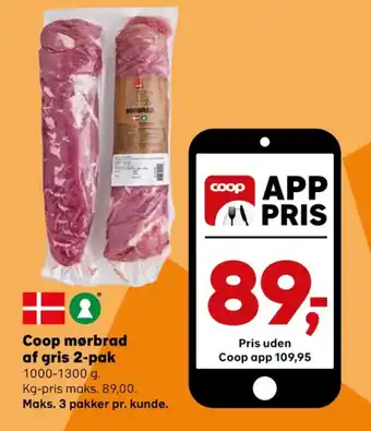 SuperBrugsen Coop grisemørbrad tilbud
