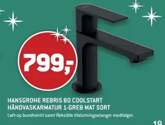 XL-BYG Hansgrohe håndvaskarmatur tilbud
