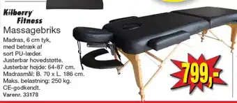 Harald Nyborg Kilberry massagebriks tilbud