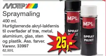 Harald Nyborg Motip spraymaling tilbud