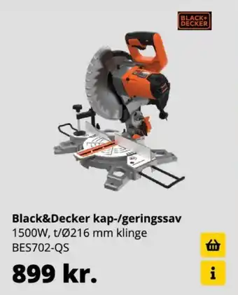 Black&decker kap- og geringssav