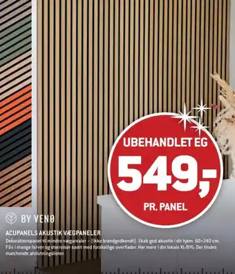 XL-BYG Acupanels akustikpanel tilbud