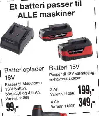 Harald Nyborg Mitsutomo batterilader tilbud
