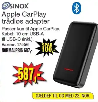 Harald Nyborg Sinox adapter tilbud