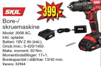 Harald Nyborg Skil bore- og skruemaskine tilbud