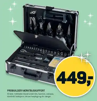 Probuilder værktøjskuffert