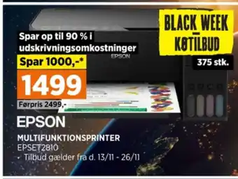 Power Epson printer all-in-one tilbud
