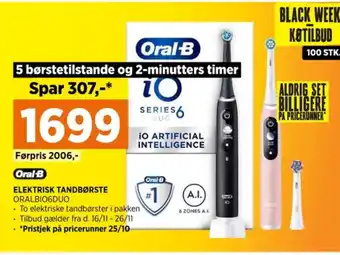 Power Braun oral-b eltandbørste tilbud
