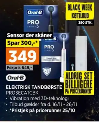 Power Braun oral-b eltandbørste tilbud