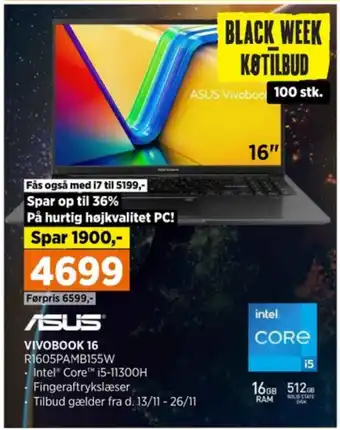 Power Asus bærbar pc tilbud