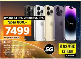 Power Iphone 14 pro mobiltelefon tilbud
