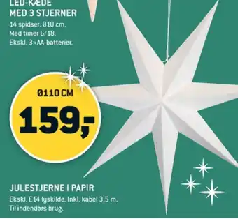 XL-BYG Ukendt julestjerne tilbud