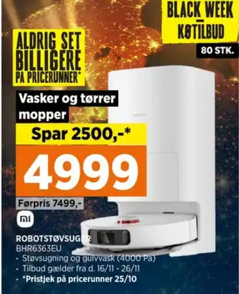 Power Xiaomi robotstøvsuger tilbud