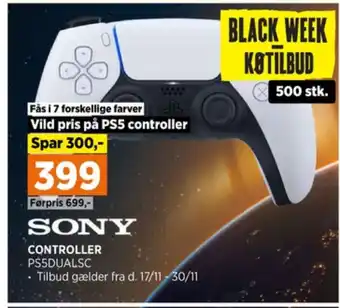 Power Sony controller tilbud