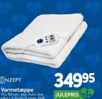 Din Isenkræmmer Conzept varmetæppe tilbud