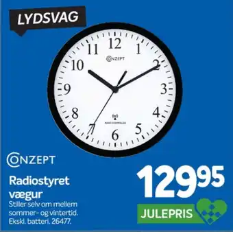 Din Isenkræmmer Conzept vægur tilbud
