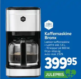 Din Isenkræmmer Obh nordica kaffemaskine tilbud