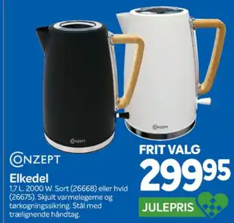 Din Isenkræmmer Conzept elkedel tilbud